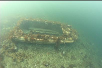massive wreck 30 feet deep