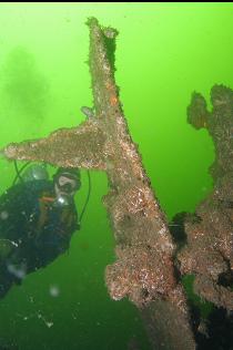 WRECKAGE AT STERN