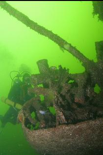 WRECKAGE AT STERN
