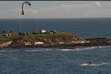 kitesurfer at Clover Point