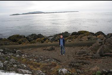 at McMicking Point with Trial Island in background